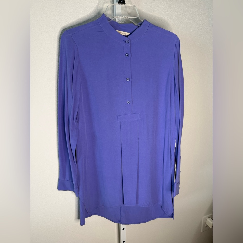 Soft Surroundings perfect Purple Tunic Top